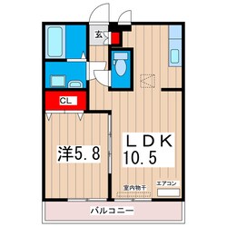 グレースヒルズⅠの物件間取画像